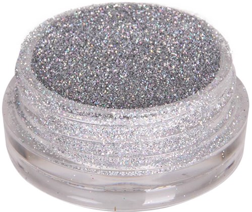 QuickTattoo HOLO Glitterpoeder Zilver - 3ml