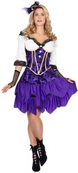 Damesjurk Purple Pirate / Saloongirl
