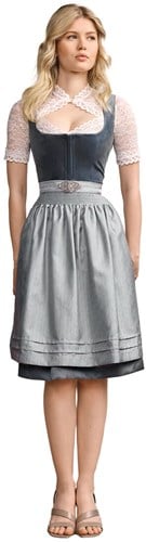 Dirndl Aurela Blauw Luxe (60cm) - 2dlg