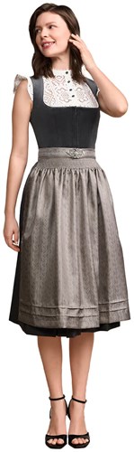 Dirndl Aurela Antraciet Luxe (70cm) - 2dlg