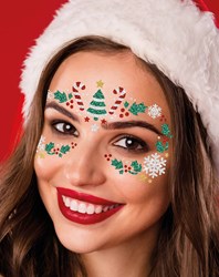 Face Jewels Christmas