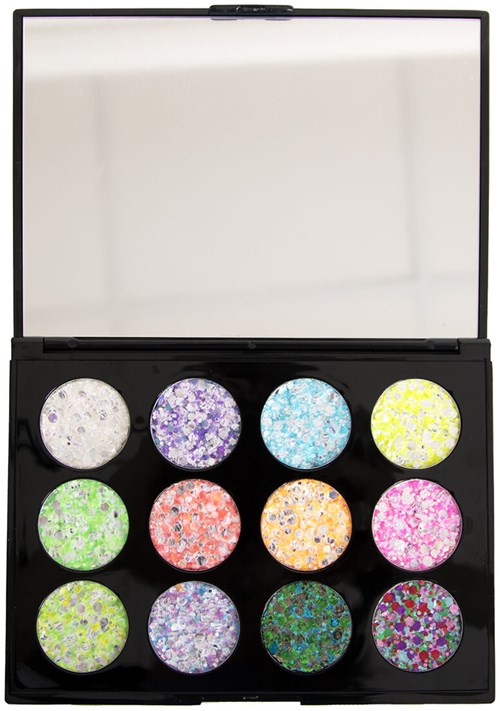 PXP Pressed Chunky Glitter Cream Palette Printemps