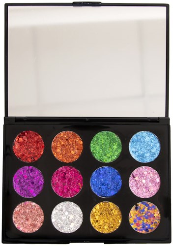 PXP Pressed Chunky Glitter Cream Palette L'été