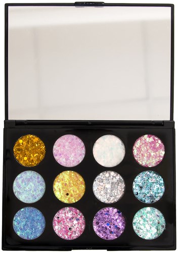 PXP Pressed Chunky Glitter Cream Palette L'Hiver