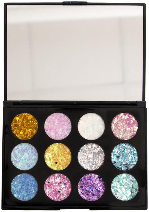 PXP Pressed Chunky Glitter Cream Palette L'Hiver