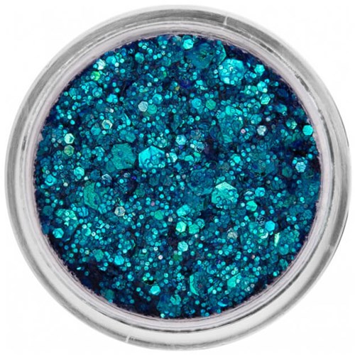 PXP Pressed Chunky Glitter Cream Peacock Blue - 10ml