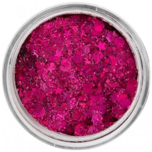PXP Pressed Chunky Glitter Cream Pink Fuchsia - 10ml