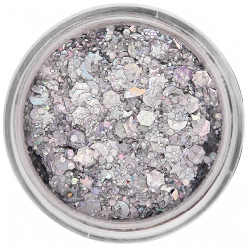 PXP Pressed Chunky Glitter Cream Lucky Zilver - 10ml