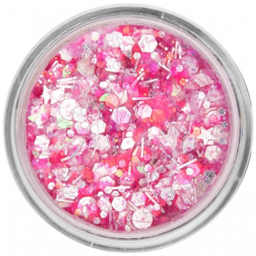 PXP Pressed Chunky Glitter Cream Red Candy - 10ml