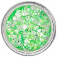 PXP Pressed Chunky Glitter Cream Neon Green - 10ml