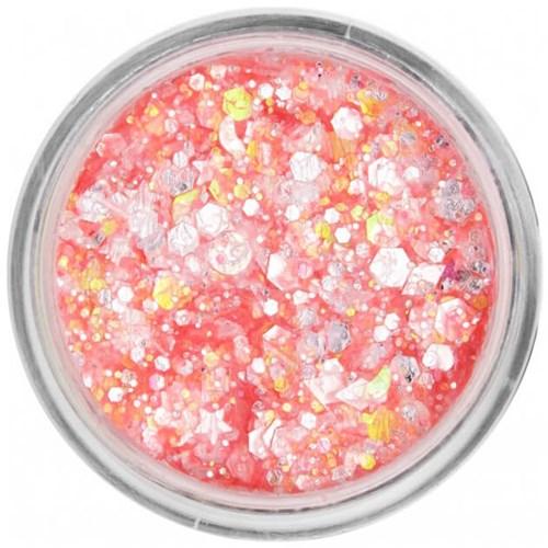 PXP Pressed Chunky Glitter Cream Neon Orange - 10ml