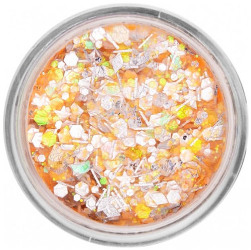 PXP Pressed Chunky Glitter Cream Orange Candy - 10ml