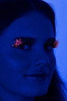 PXP Roze Fluo Glitter Wimpers Glow In The Dark (glow in the dark)