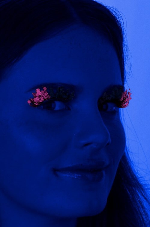 PXP Roze Fluo Glitter Wimpers Glow In The Dark (glow in the dark)