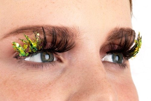 PXP Groene Fluo Glitter Wimpers Glow In The Dark (voorbeeld)