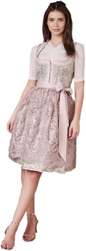 Dirndl Roxana Groen-Roze (60cm) - 2dlg.