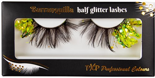 PXP Groene UV Glitter Wimpers