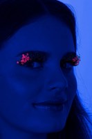 PXP Roze Fluo Wimpers Glitters Glow In The Dark (glow in the dark)