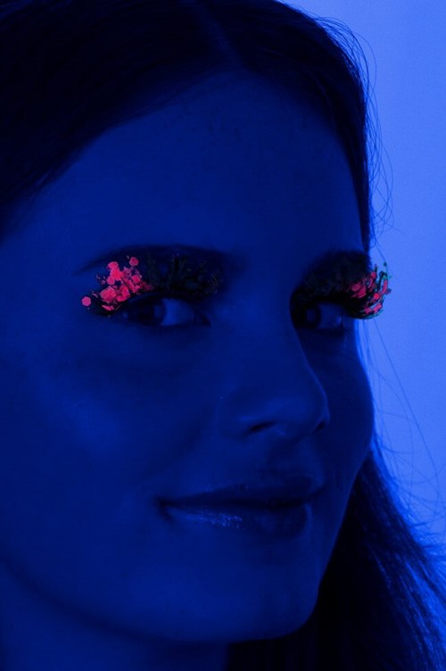 PXP Roze Fluo Wimpers Glitters Glow In The Dark (glow in the dark)