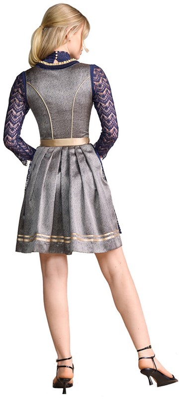 Dirndl Effi Luxe Donkerblauw-Goud (50cm) - 2dlg (achterkant)