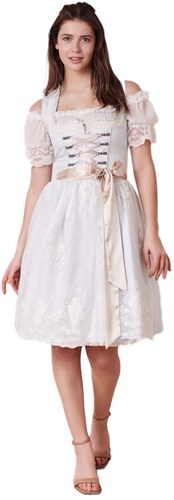 Dirndl Elana Licht Blauw (60cm) - 2dlg.