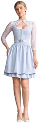 Dirndl Alisha Lichtblauw Luxe (50cm) - 2dlg