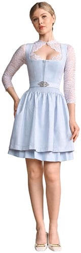 Dirndl Alisha Lichtblauw Luxe (50cm) - 2dlg