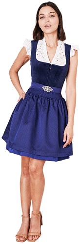 Dirndl Alisha Blauw Luxe (50cm) - 2dlg