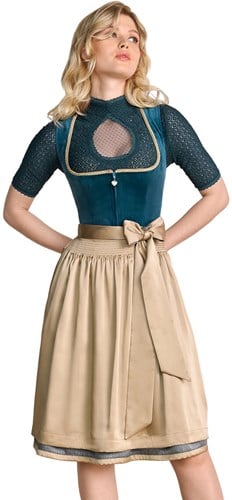 Dirndl Dena Turquoise Luxe (60cm) - 2dlg