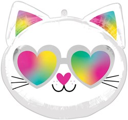 Folieballon Cool Kitty (43x43cm)