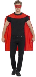 Superhelden Cape Rood met Oogmasker