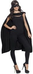 Superhelden Cape Zwart met Oogmasker