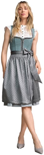 Dirndl Soleil Turquoise Luxe (60cm) - 2dlg