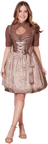 Dirndl Delina Bruin Luxe (50cm) - 2dlg