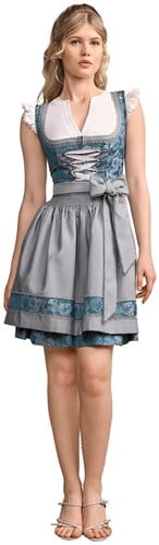 Dirndl Zakia Petrol Luxe (50cm) - 2dlg