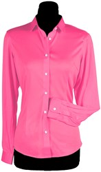 Dames Blouse Neon Pink