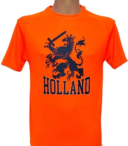 Oranje Sportshirt Holland Leeuw Wapen