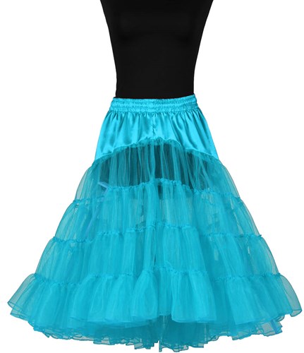 Petticoat Lang Luxe Turquoise