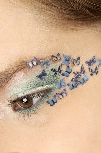 PXP Pressed Chunky Butterflies Cream Blue Mix - 10ml