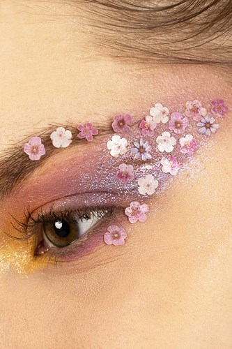 PXP Pressed Chunky Flowers Cream Pink Mix - 10ml