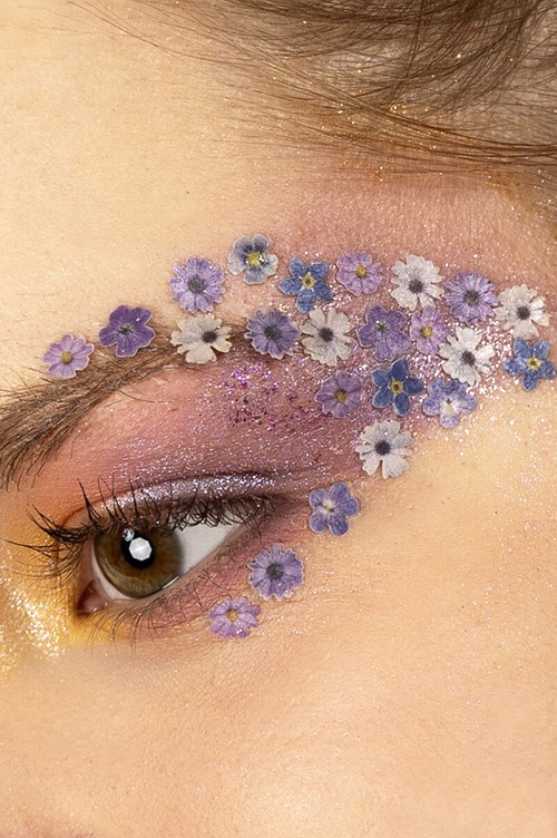PXP Pressed Chunky Flowers Cream Violet Mix - 10ml