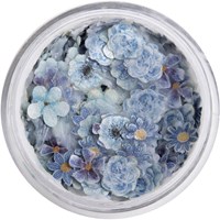 PXP Pressed Chunky Flowers Cream Blue Mix - 10ml (product)