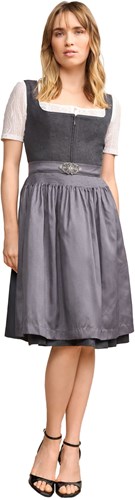 Dirndl Evi Antraciet Luxe (60cm) - 2dlg