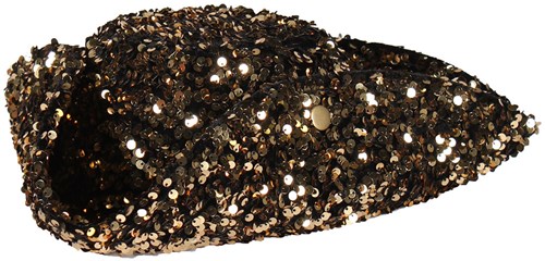 Pailletten Driesteek Luxe Goud-Zwart