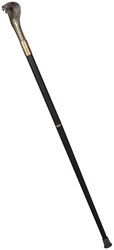Pooier Wandelstok Cobra Zwart-Goud