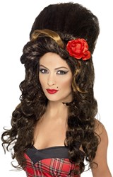 Amy Winehouse Pruik
