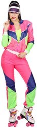 Eighties Retro Trainingspak voor dames