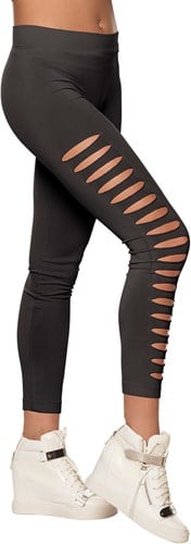 Legging Zwart met Gaten