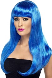 Babelicious Pruik Blauw