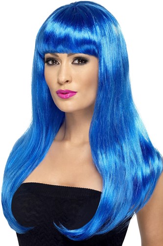 Babelicious Pruik Blauw